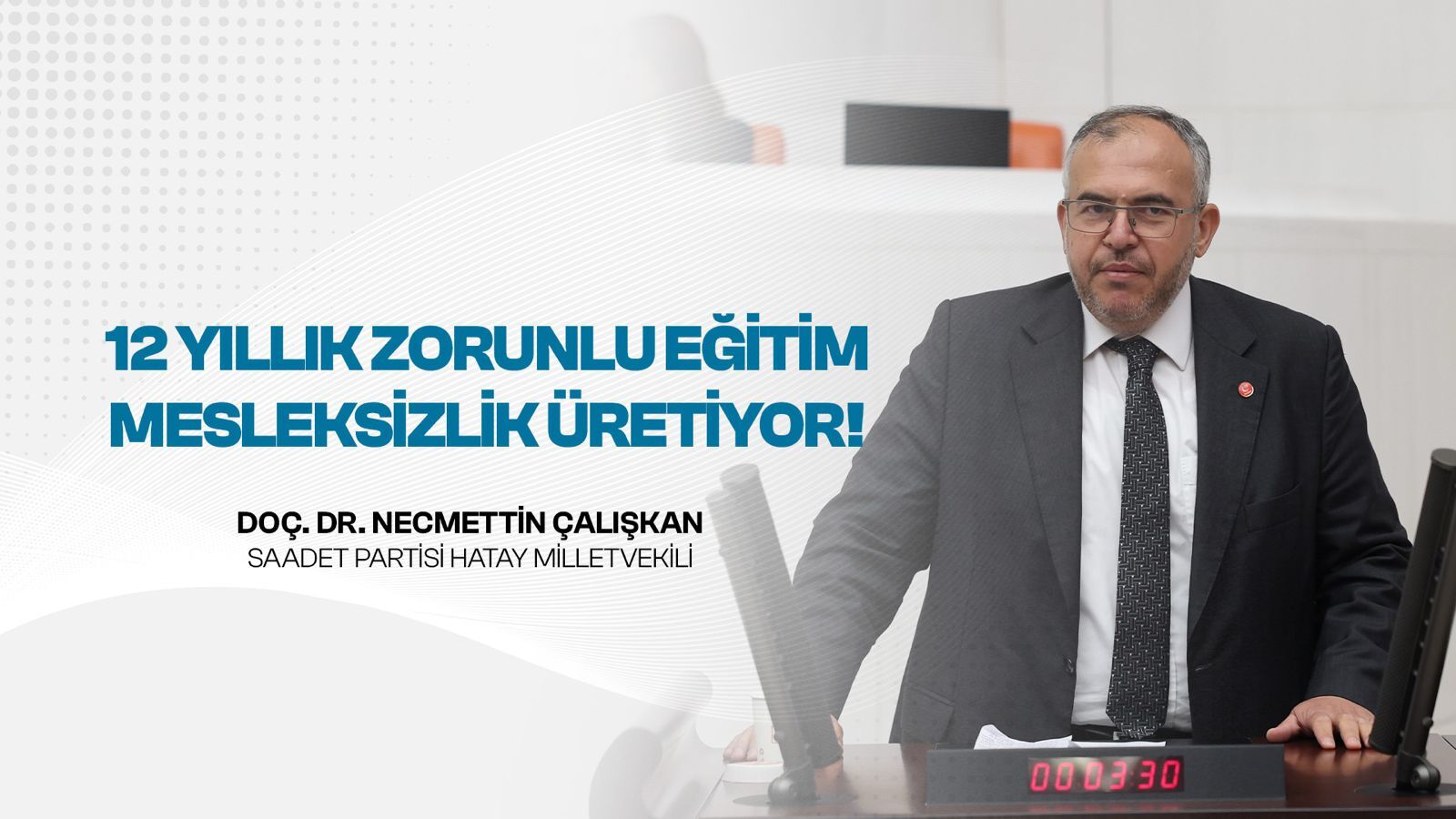 Çalışkan: Eğitim sistemi mesleksizlik ve işsizlik üretiyor