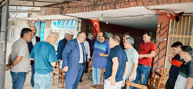 Çalışkan, Payas’ta şoför esnafının sorunlarını dinledi