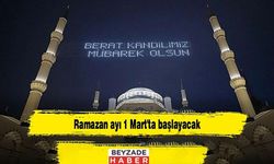 RAMAZANIN MÜJDECİSİ BERAT KANDİLİ BUGÜN İDRAK EDİLECEK