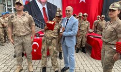 Kamuflaj giyen engelli gençler yemin etti