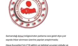 Samandağ Kaymakamlığından "sonik patlama" açıklaması