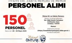 Büyükşehir 150 memur alımı yapacak