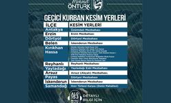 HBB, kurban kesim noktalarını açıkladı