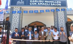 Antakya Belediyesi’nin inşa ettiği çok amaçlı salon hizmete açıldı