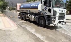 Antakya’da yangından etkilenen bölgelerde hummalı temizlik çalışması