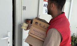 Kızılay'dan konteyner kentteki depremzedelere kahvaltılık desteği