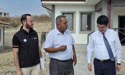 Kaymakam Eroğlu, Aşağı Kepirce köy evlerindeki çalışmaları inceledi