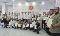 Hatay'da müftülük personeline başarı belgesi verildi