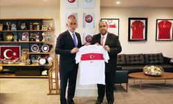 Başkan Ethem Çakır TFF Başkanı Hacıosmanoğlu’nu ziyaret etti