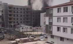 Yangına iskelede yakalanan işçilerin zor anları