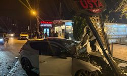 Kaza yapan sürücü aracı bırakıp kayıplara karıştı