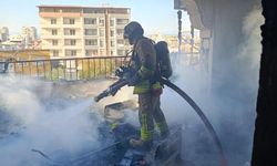 Alevlere teslim olan evinden çıkmak isteyen şahıs yaralandı