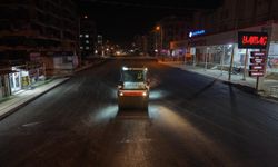 Antakya otobüs terminali mevkiinde caddeler asfaltlandı