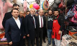 Başkanlar, esnafla bir araya geldi