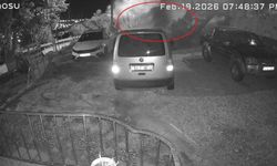 Kamyonun uçurumdan yuvarlandığı anlar kameraya yansıdı