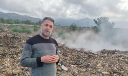 Osmaniye’den Hatay’a taşınan ve içten içe yanan çöplere vatandaşlar çözüm bekliyor