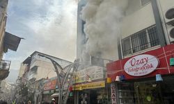 Oyuncakçı dükkanında korkutan yangın