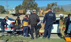 Antakya'da trafik kazası: 1 yaralı