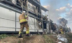 Konteyner yatakhane alevlere teslim oldu