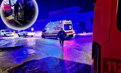 Doğuma giderken göle dönen yolda mahsur kalan kadının yardımına itfaiye yetişti