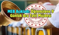 Öğrencilere 9 günlük tatil