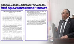 Çalışkan Sordu, Bakanlık Cevapladı: Yasa Dışı Bahiste Milyarlık Hareket