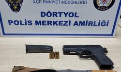 Üzerinde silah ve bıçak çıkan şahıs tutuklandı