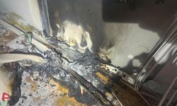 İskenderun'da konteyner yangınında 2 kişi dumandan etkilendi