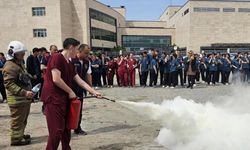 Dörtyol Devlet Hastanesi’nde yangın güvenliği eğitimi