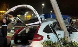 Hurdaya dönen otomobilin sürücüsü yaralandı