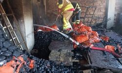 Yayladağı'nda müstakil evden alevler yükseldi