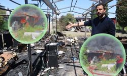 Depremzede ailenin yaşadığı 2 konteyner alevlere teslim oldu