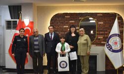 Şehit kızı polis teşkilatına gurur yaşattı