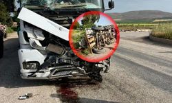 Kırıkhan’da devrilen traktör sürücüsü yaralandı