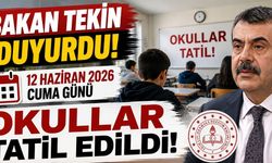 Cuma günü okullar tatil edildi