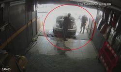 Çalışanın hızlı müdahalesi aracı yanmaktan kurtardı