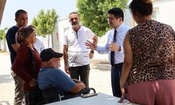 Arsuz'da konteyner kentlerin tahliyesiyle ilgili vatandaşlarla bir araya gelindi
