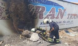 İş yerinde çıkan yangın kontrol altına alındı