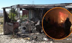 Antakya’da konteyner alevlere teslim oldu