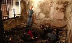 Depremzede ailenin evi alevlere teslim oldu