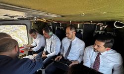 Hatay’da ihya ve inşa çalışmaları havadan incelendi