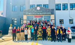 Hatay İl Milli Eğitim Müdürlüğü’nde yangın eğitimi ve tatbikat düzenlendi