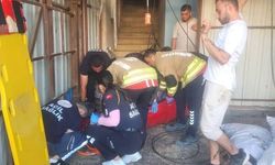 Antakya’da yük asansörü düştü: 1 yaralı