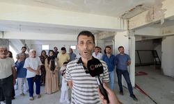 8 katlı bina, deprem yarıkları ve çatlaklarıyla tedirgin ediyor