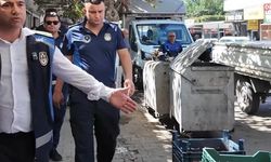 Zabıta ekipleri kaldırım işgallerine müdahale etti