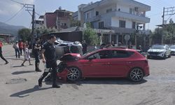 Otomobilin takla attığı kazada vatandaşlar kaza kavşağına çözüm istedi