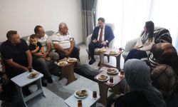 Yeni yuvalarına kavuşan ailelerin ilk misafiri Vali Masatlı oldu