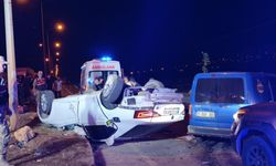 Otomobil takla attı: 6 yaralı