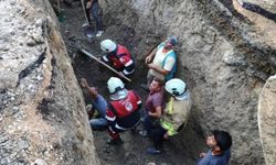 Altyapı çalışması sırasında göçük yaşandı: 1 yaralı