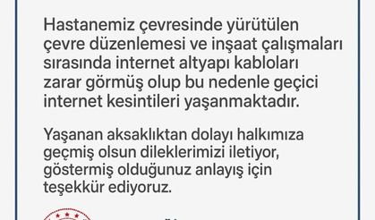 Hatay Eğitim ve Araştırma Hastanesinden Duyuru🩺📣